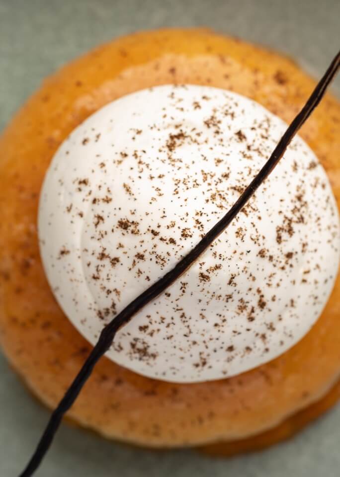 Dessert élégant et gourmand préparé par le Traiteur de Châtelaine.